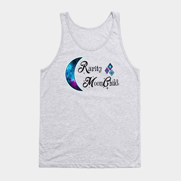 Rarity MoonChild Logo Tee Tank Top by quirkle5